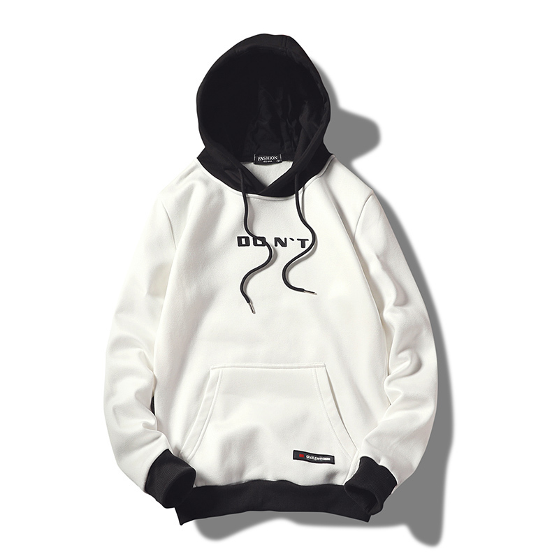 Fashion Hoodie Streetwear Hip Hop patchwork Hooded Jersey Hoody Men's Hoodies Drawstring Pocket Sweatshirts Plus Size C56 201127