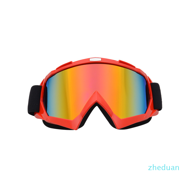 Ski Goggles Winter Motorbike Snow Sports Cross-Country Snowmobile Goggle Sunglasses Anti-Fog UV Men Interchangeable Lens Glasses