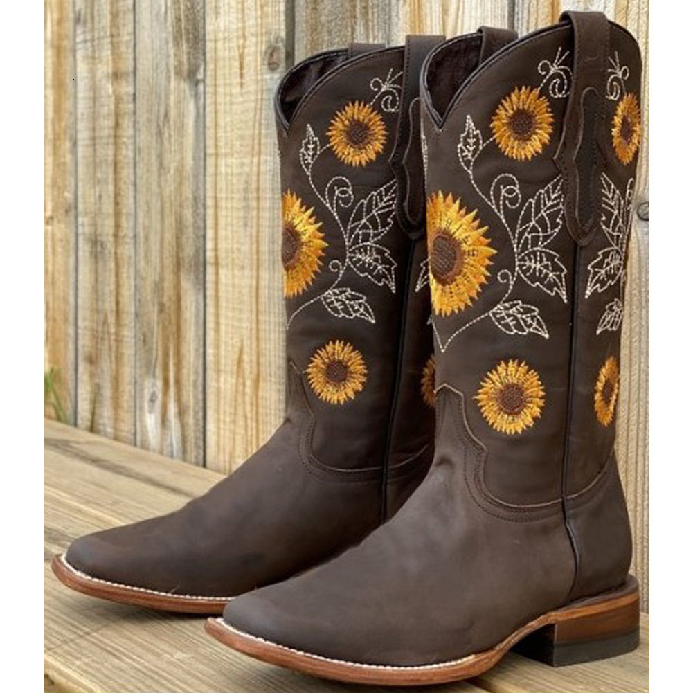 2021 Women Boots New Arrival Autumn Embroider Slip-on Mid-calf Winter Waterproof Western Shoes Woman BKOJ, Darkbrown
2021 Women Boots New Arrival Autumn Embroider Slip-on Mid-calf Winter Waterproof Western Shoes Woman BKOJ, Darkbrown
