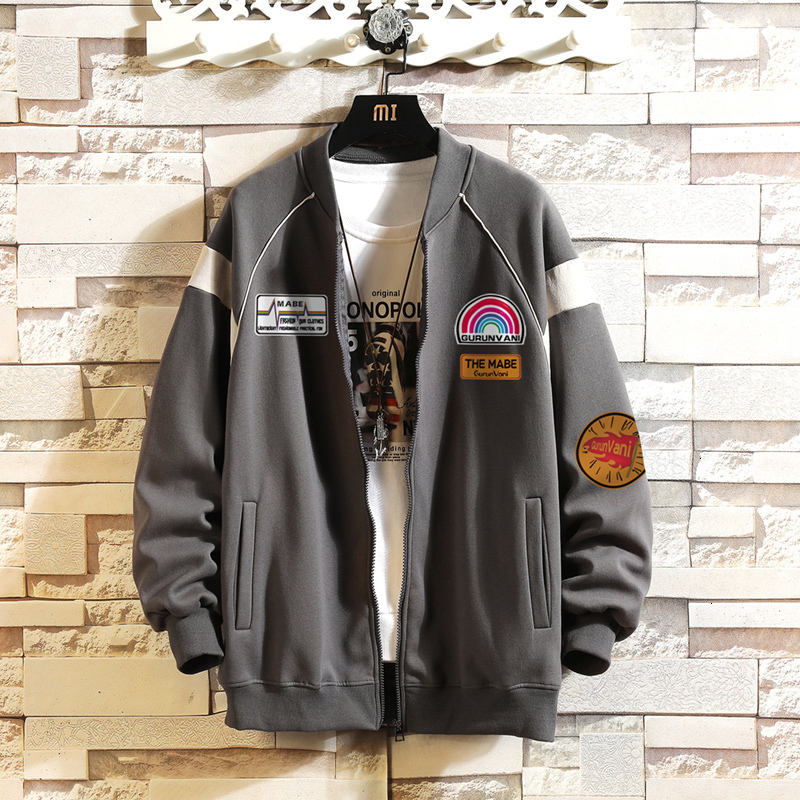 2021 New Arrival Jacket Men Colorblock Sleeve Cotton Casual Baseball Uniform Collar Coat Patchwork EEW1, Dark grey
2021 New Arrival Jacket Men Colorblock Sleeve Cotton Casual Baseball Uniform Collar Coat Patchwork EEW1, Dark grey