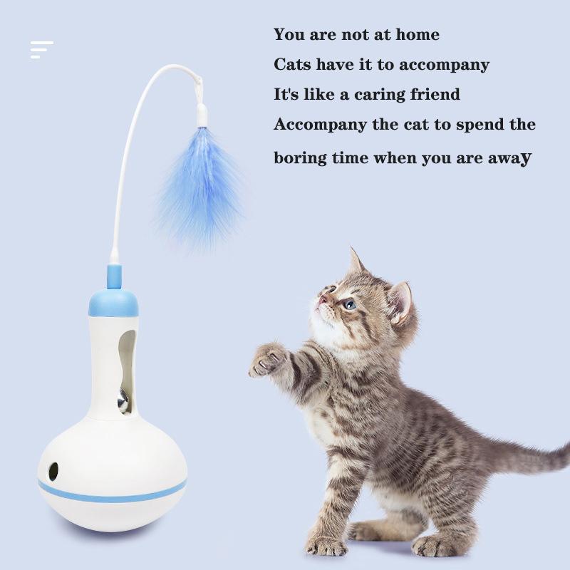 Cat Toys Pet Toy Tumbler Leakage Food Ball Interesting Kitten With Plume Improve IQ Interactivity Accessories
Cat Toys Pet Toy Tumbler Leakage Food Ball Interesting Kitten With Plume Improve IQ Interactivity Accessories