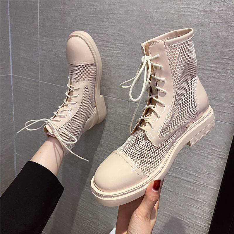 Boots 2021 Summer Style Net Thin Section Breathable Thick-soled Mesh Hollow Short Sandals Martin Women XM350 QXSU, Black
Boots 2021 Summer Style Net Thin Section Breathable Thick-soled Mesh Hollow Short Sandals Martin Women XM350 QXSU, Black