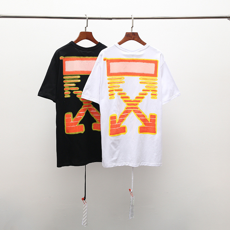 Chao Brand Style Orange Flocking Arrstyle Print Large Short Sleeve T-shirt for Boys and Girls, White;black
Chao Brand Style Orange Flocking Arrstyle Print Large Short Sleeve T-shirt for Boys and Girls, White;black