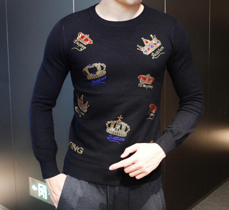 Mesh 2021 Autumn New Casual the Neck Jumper Male Pull Homme Sweater 3jb7, As shown in the figure
Mesh 2021 Autumn New Casual the Neck Jumper Male Pull Homme Sweater 3jb7, As shown in the figure