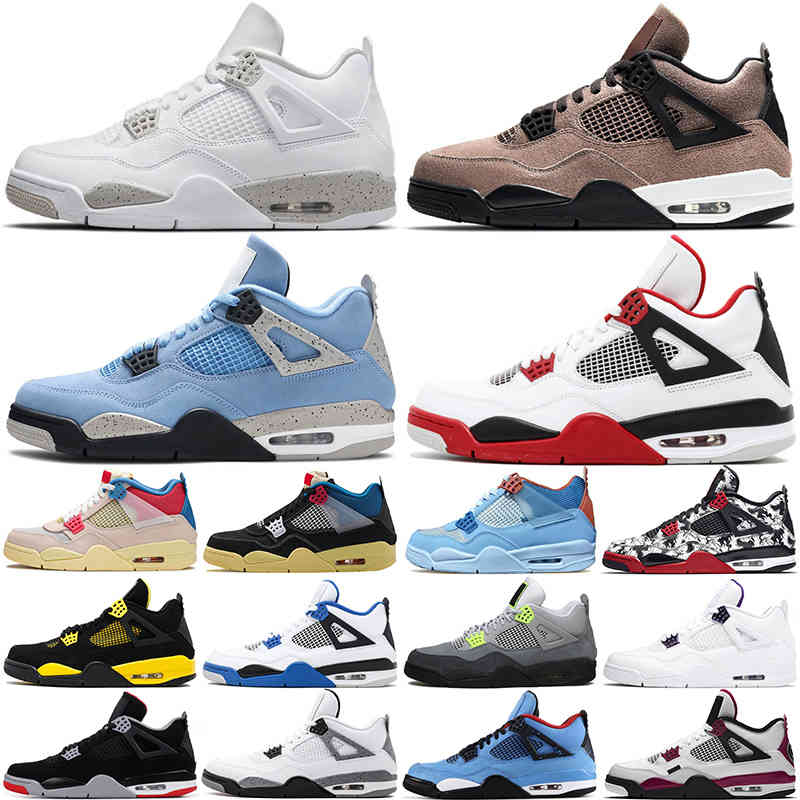 2021 Newest 4 mens Boots\rShoes jumpman 4s University Blue Fire Red White Oreo Taupe Haze Union outdoor sneakers men women sport, 33
2021 Newest 4 mens Boots\rShoes jumpman 4s University Blue Fire Red White Oreo Taupe Haze Union outdoor sneakers men women sport, 33
