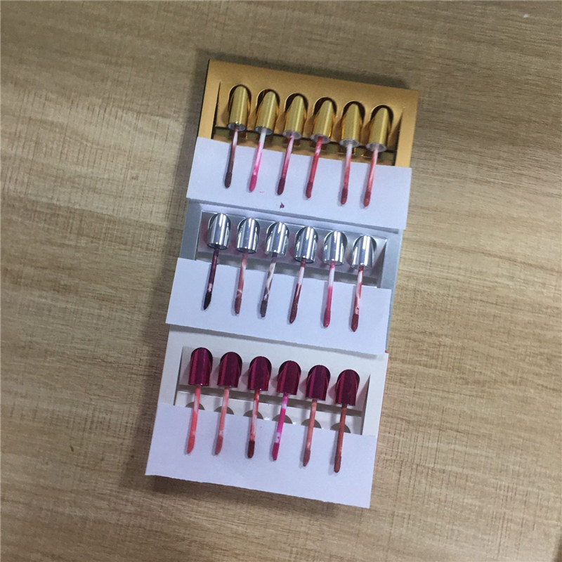 6Pcs/set Lips Kit Gold Birthday Holiday Matte Lip Gloss Liquid Lipsticks Valentine Collection Christmas Edition Lipgloss
6Pcs/set Lips Kit Gold Birthday Holiday Matte Lip Gloss Liquid Lipsticks Valentine Collection Christmas Edition Lipgloss