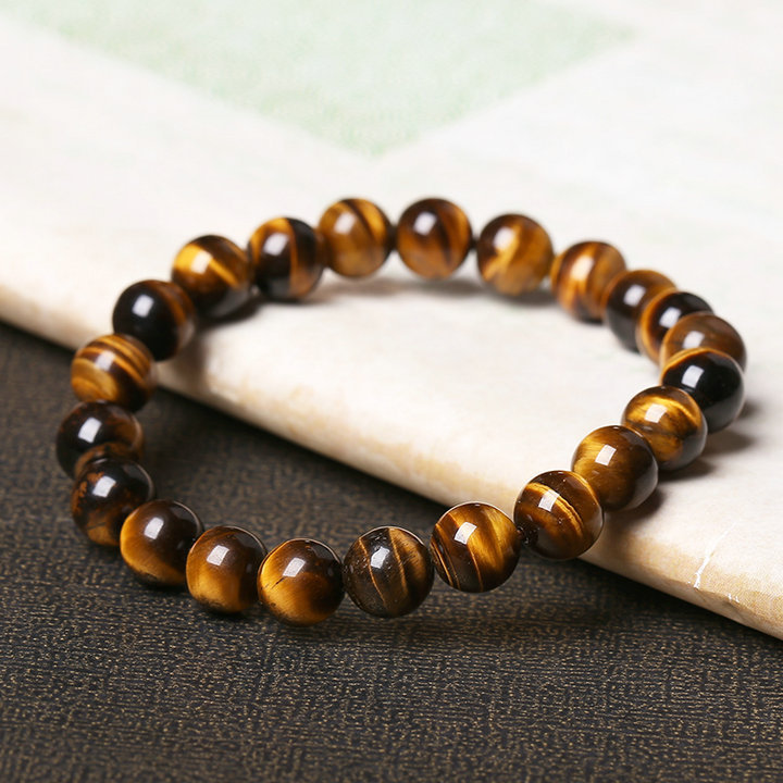 tigers eye stone bracelets for women and men bangle gift beads bracelets accessories wholesale