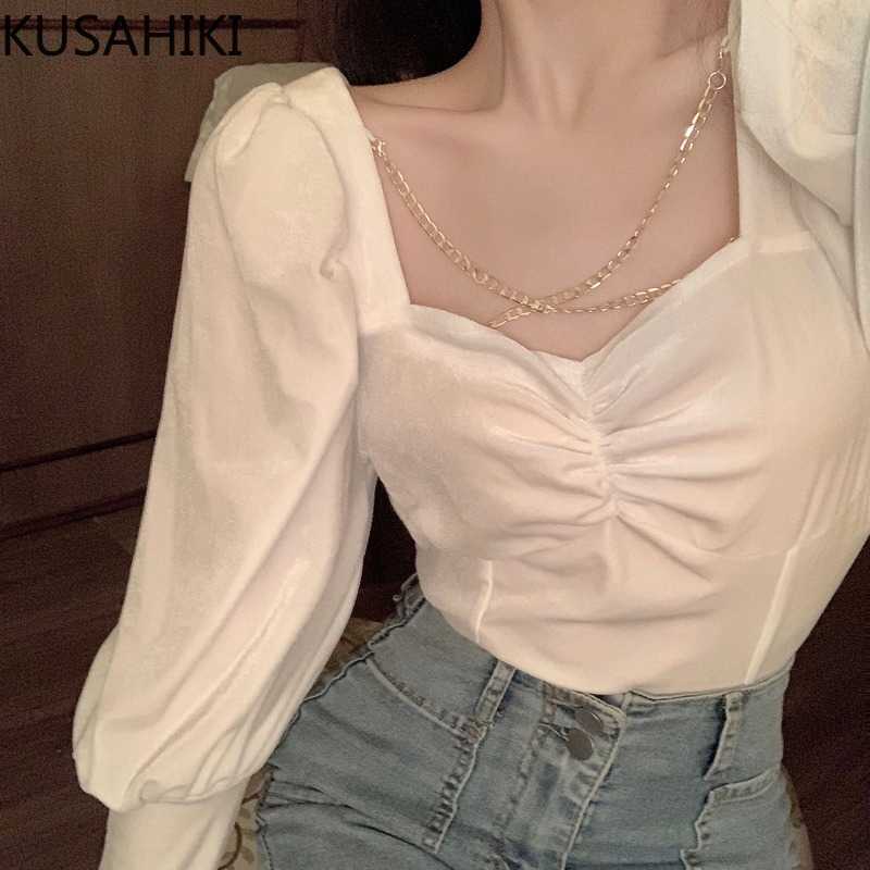 Nomikuma Womens Tops and Blouses Korean Square Collar Puff Sleeve Shirt Spring Elegant Blusas Mujer De Moda 6F478 210602, Black
Nomikuma Womens Tops and Blouses Korean Square Collar Puff Sleeve Shirt Spring Elegant Blusas Mujer De Moda 6F478 210602, Black