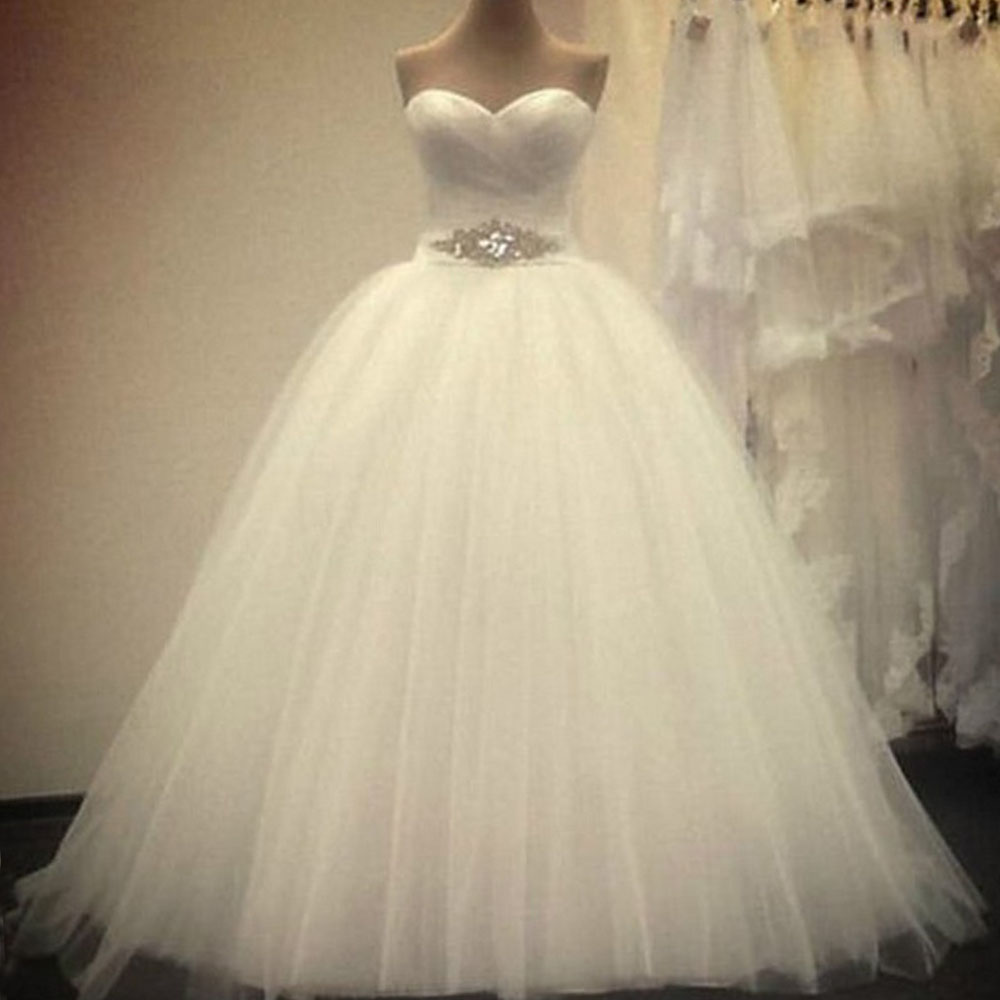ZJ9056 Elegant Sparky Plus Size Wedding Dress 2021 Beads Princesa Wedding Gowns Bridal Dresses Mariage