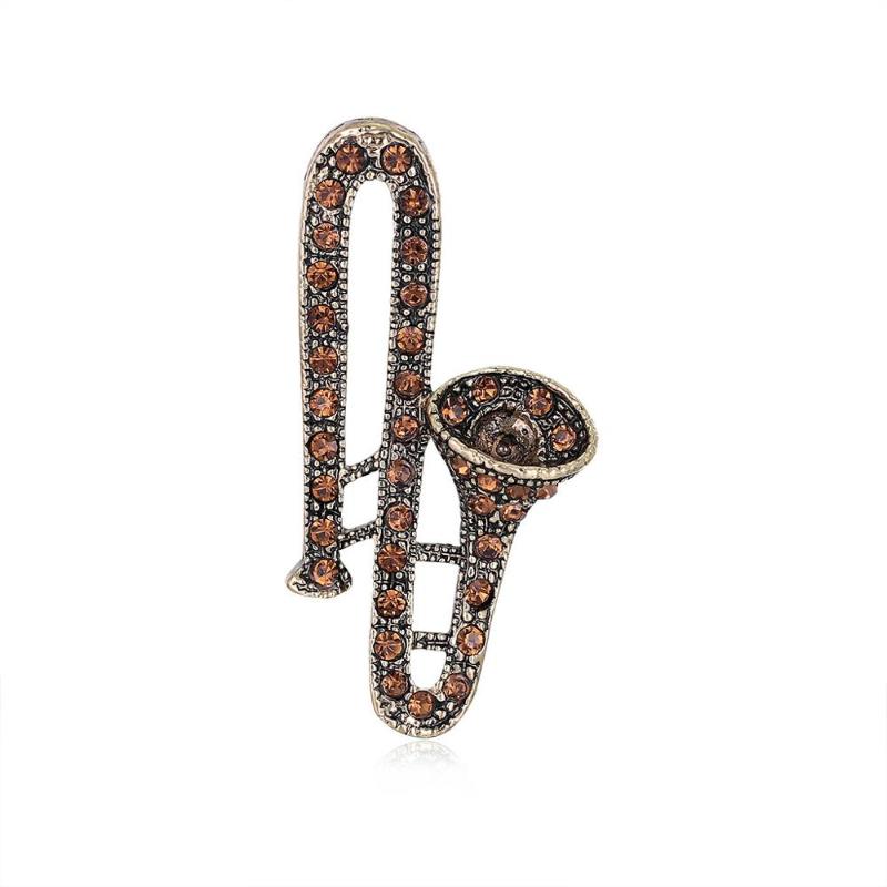 Ajojewel Fashionable Musical Instrument Brooch Rhinestone Vintage Jewelry For Women Men Suit Pins
Ajojewel Fashionable Musical Instrument Brooch Rhinestone Vintage Jewelry For Women Men Suit Pins