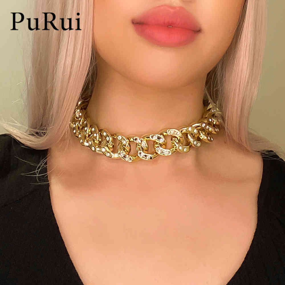 High Quality Luxury Iced Out Cuban Link Chain Necklace for Women Men Gold Silver Color Bling Rhinestone Neck Choker Jewelry Gift X0509
High Quality Luxury Iced Out Cuban Link Chain Necklace for Women Men Gold Silver Color Bling Rhinestone Neck Choker Jewelry Gift X0509