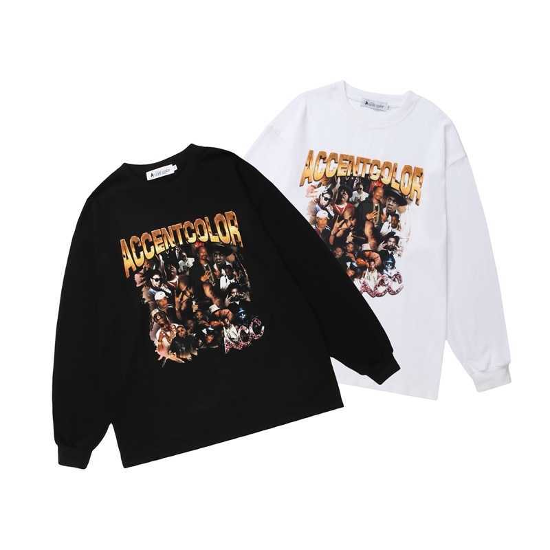Chao brand black pictorial long sleeve T-shirt hip hop round neck Terry Pullover
Chao brand black pictorial long sleeve T-shirt hip hop round neck Terry Pullover