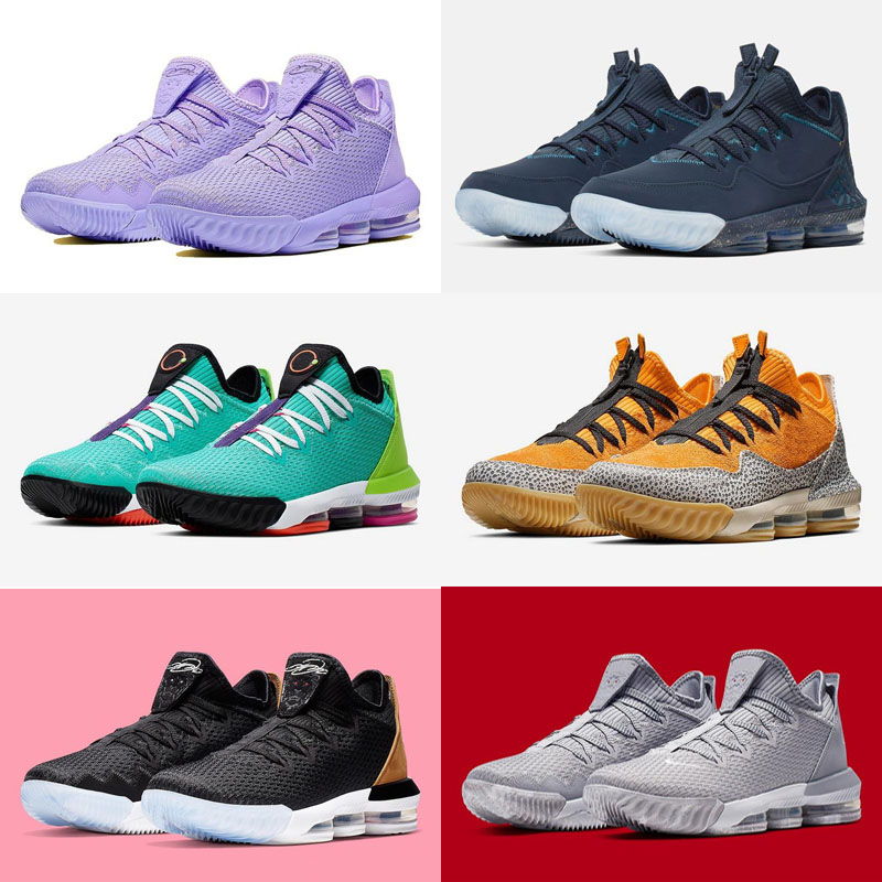 2021 New Low 16 XVI Hyper Jade Black Python Mens Outdoor Shoes 16s Green Total Orange White Trainers Snreakers Size 40-46, As photo 1