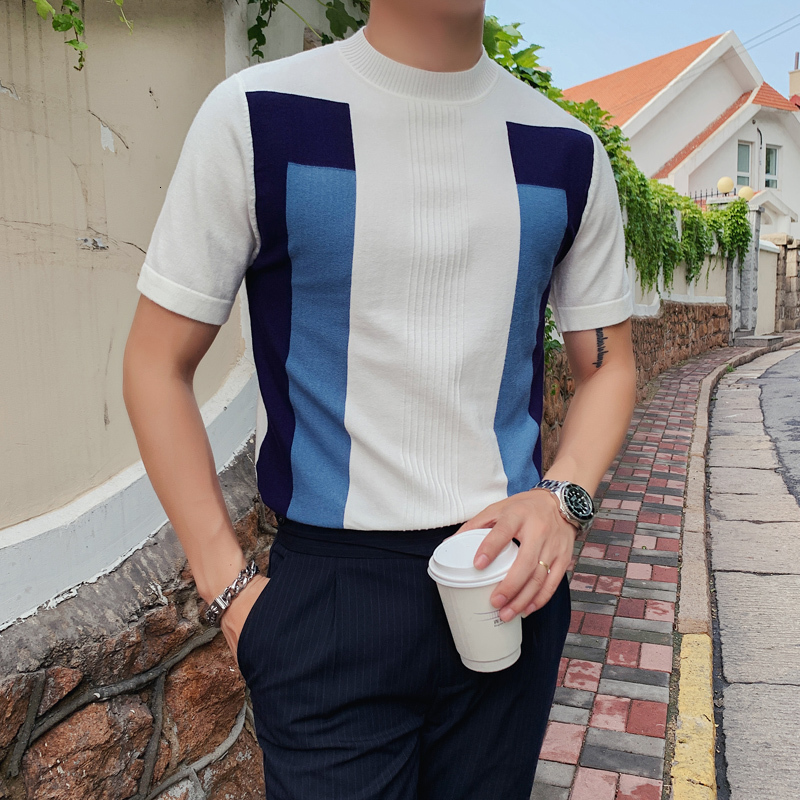 2021 New British Autumn Sleeve Men's Short Clothes Fashion Thin Trim Turtleneck High Pullovers Shirt t 0kpz, White
2021 New British Autumn Sleeve Men's Short Clothes Fashion Thin Trim Turtleneck High Pullovers Shirt t 0kpz, White