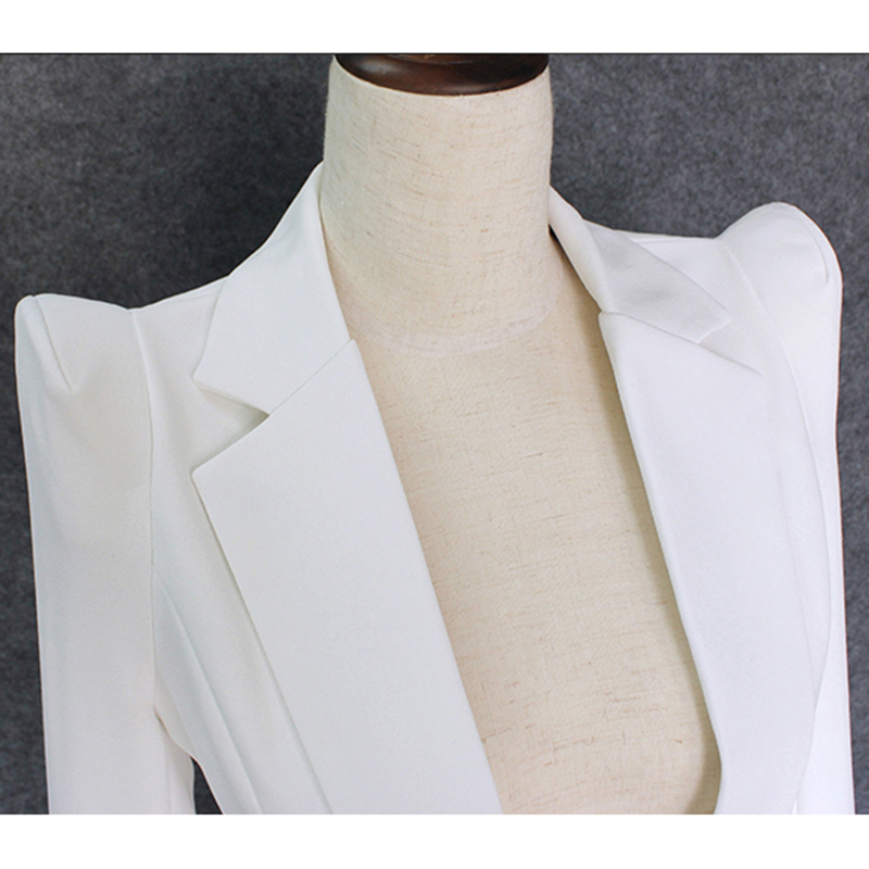 HIGH QUALITY New Fashion 2020 Blazer Jacket Women's Soaring Shoulders Single Button Blazer Outer Wear CX200819