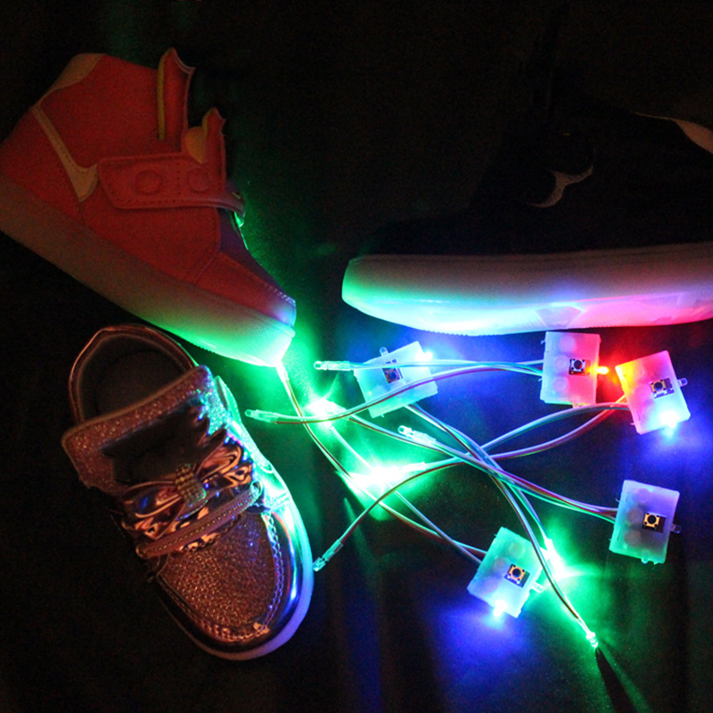 Flashing Light System Powered by Button Battery ---- This electronic components only for LED baby shoes can not charge!, Black
Flashing Light System Powered by Button Battery ---- This electronic components only for LED baby shoes can not charge!, Black