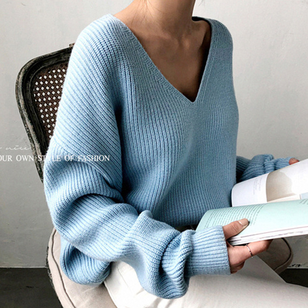 2021 New Women Sexy v Neck Loose Sweaters Autumn Winter Solid Vintage Batwing Sleeve Pullover Korean Harajuku Jumpers Icxn, White
2021 New Women Sexy v Neck Loose Sweaters Autumn Winter Solid Vintage Batwing Sleeve Pullover Korean Harajuku Jumpers Icxn, White