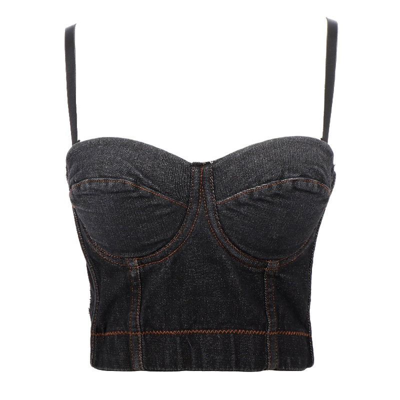 Cowgirl Top Debardeur Femme Coton Tops For Women Fashion Backless Sexy Gilet Tank Colete Feminino Chaleco Mujer Casual Crop 210308