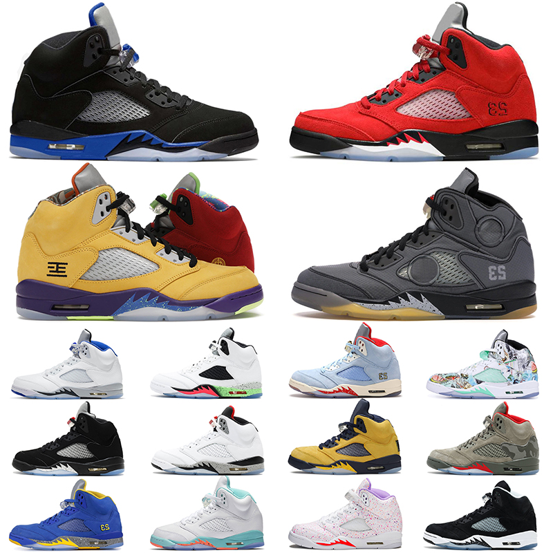 Retro Air Jordan 5 5s Men Basketball Shoes Raging Bull 2021 What The Racer Blue Anthracite Bluebird Camo mens trainers sports sneakers, Stealth 2.0
Retro Air Jordan 5 5s Men Basketball Shoes Raging Bull 2021 What The Racer Blue Anthracite Bluebird Camo mens trainers sports sneakers, Stealth 2.0