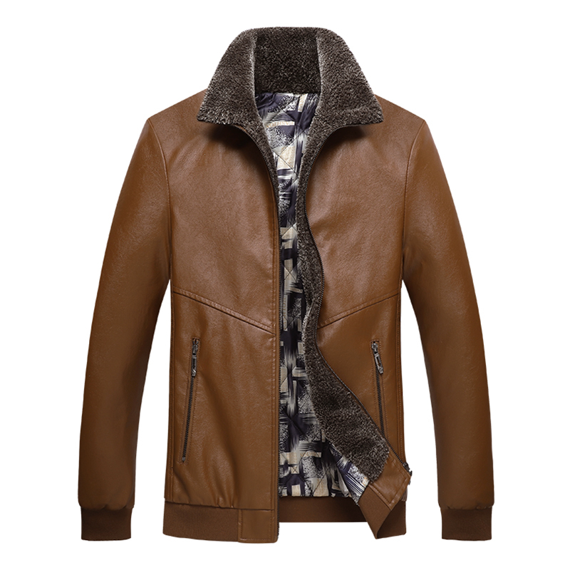 2021 New Faux Men Winter Motorcycle Casual Men's Leather Jacket Fashion Warm Coats Male Outerwear Zipper Ovfd, Brown
2021 New Faux Men Winter Motorcycle Casual Men's Leather Jacket Fashion Warm Coats Male Outerwear Zipper Ovfd, Brown