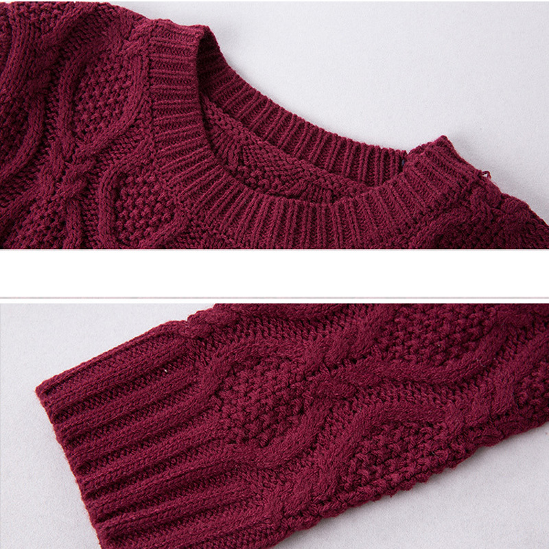 Autumn Winter Thick Warm Sweater Dress Women Sexy Oneck Dress Female Long Sleeve Knitted Dress Femme Vestidos Plus size 201008