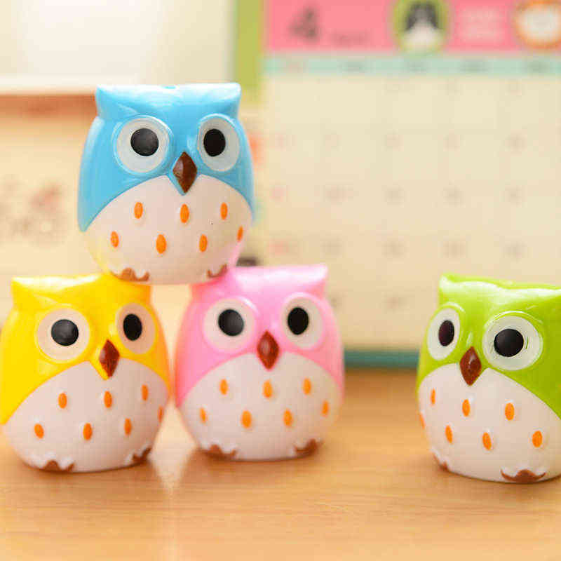 Owl pencil sharpener creative stationery primary school supplies double hole cartoon pencil sharpener children's prize small
Owl pencil sharpener creative stationery primary school supplies double hole cartoon pencil sharpener children's prize small
