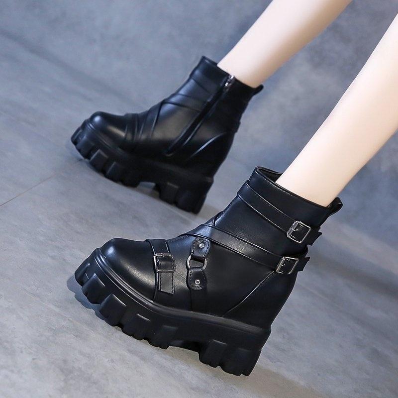 Dress Shoes British Style Women's Boots, Mid Barrel Motorcycle Heavy Soled Boots In Autumn And Net Red Casual, Beige
Dress Shoes British Style Women's Boots, Mid Barrel Motorcycle Heavy Soled Boots In Autumn And Net Red Casual, Beige