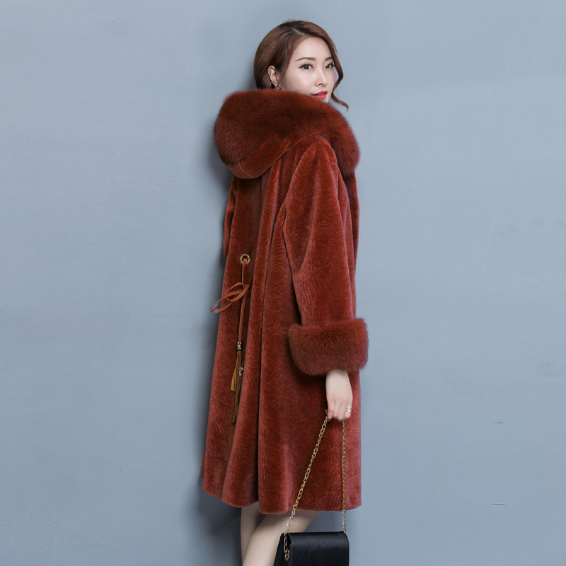 WYWAN autumn and winter woolen coat female Mid-Long New Korean temperament women's popular Outerwear woolen coat Women 210218
