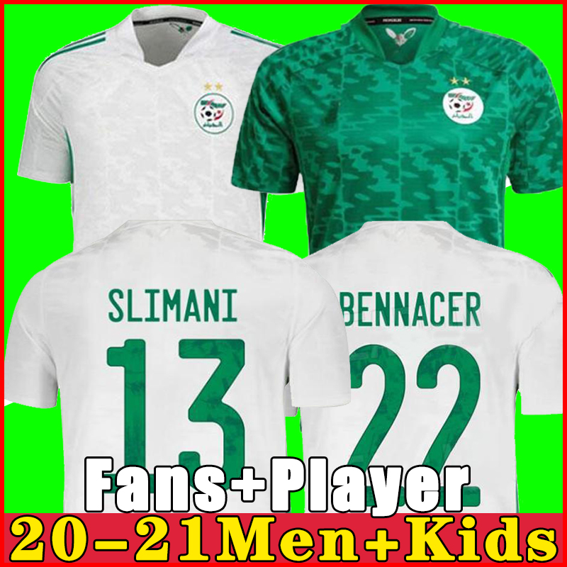 Fans player version Algeria 2021 Home Away soccer jerseys MAHREZ FEGHOULI BENNACER ATAL 20 21 Algeria soccer jersey Men + equipped children's suits football jersey, 20/21 home jersey
Fans player version Algeria 2021 Home Away soccer jerseys MAHREZ FEGHOULI BENNACER ATAL 20 21 Algeria soccer jersey Men + equipped children's suits football jersey, 20/21 home jersey