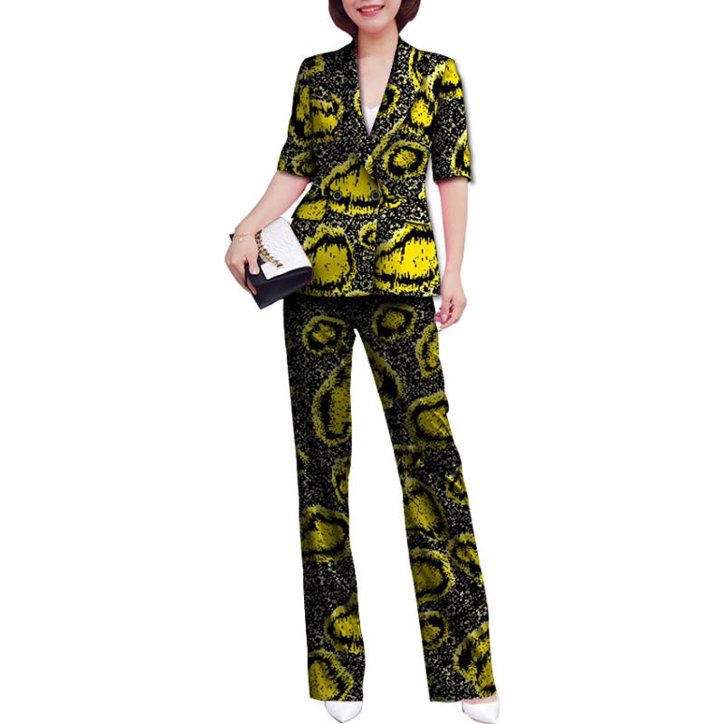 Women' Suits & Blazers 2021 Fashion Women Pant Africa Print Suits+Trousers Sets Ladies Pants With Tailored Suit Jackets Festive Costume
Women' Suits & Blazers 2021 Fashion Women Pant Africa Print Suits+Trousers Sets Ladies Pants With Tailored Suit Jackets Festive Costume