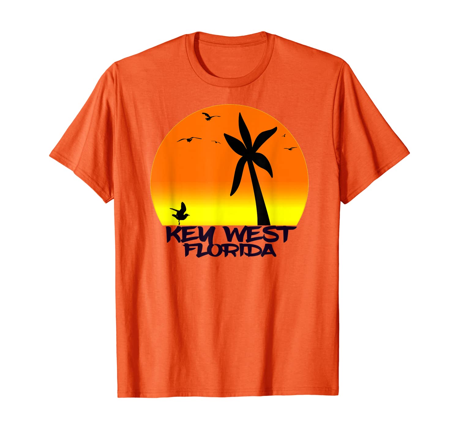 Key West Florida Beach Retro Vintage Surf T-shirt, White;black
Key West Florida Beach Retro Vintage Surf T-shirt, White;black