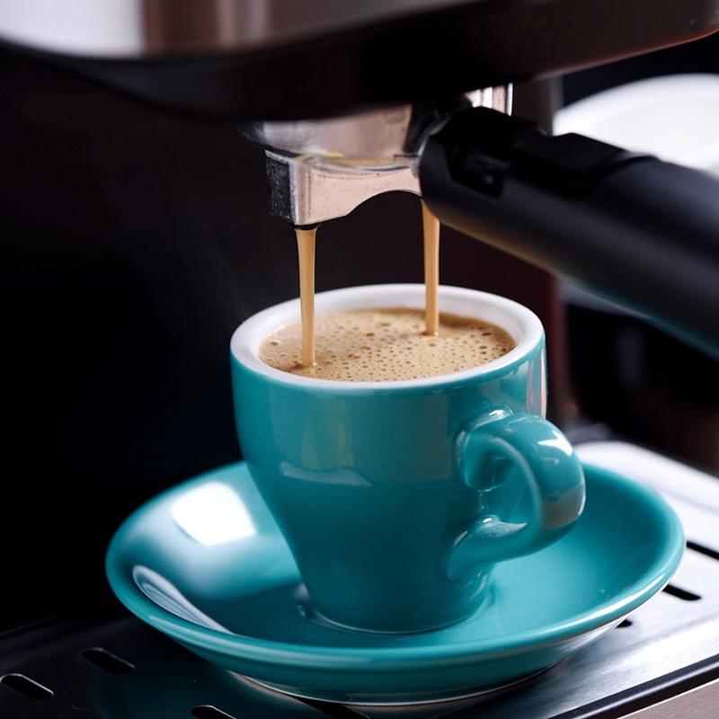 Cups & Saucers Coloured Thick Ceramic Espresso Saucer Set Cafe Household Caffe Latte Expresso Strong Coffee Cup Turkish
Cups & Saucers Coloured Thick Ceramic Espresso Saucer Set Cafe Household Caffe Latte Expresso Strong Coffee Cup Turkish