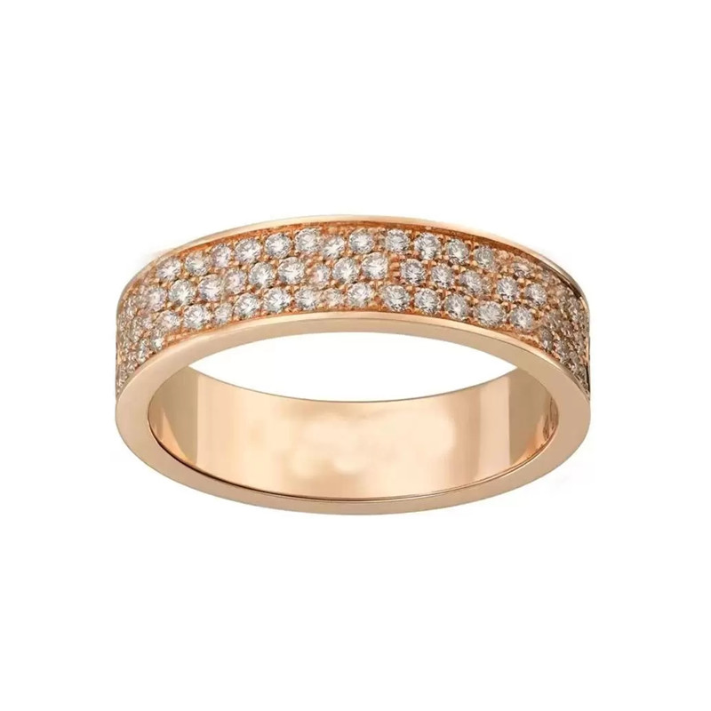 Women Diamond Ring Love Full Diamonds Rose Gold Rings Fashion Charm Titanium Steel Ms. Eternal Starry Band Rings With velvet bag
Women Diamond Ring Love Full Diamonds Rose Gold Rings Fashion Charm Titanium Steel Ms. Eternal Starry Band Rings With velvet bag