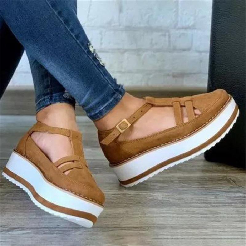 2021 Summer Vintage Sandals Women Flat Platform Ladies Sewing Shoe Woman Fashion Comfortable Sandals Female Chaussures big 35-43, 1 brown
2021 Summer Vintage Sandals Women Flat Platform Ladies Sewing Shoe Woman Fashion Comfortable Sandals Female Chaussures big 35-43, 1 brown