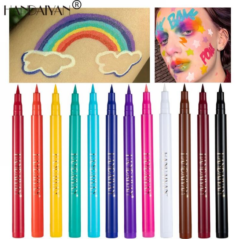 HANDAIYAN 12 colors MATTE rainbow DIY eyeliner pencil waterproof long lasting 1.6ml net weight 120pcs/lot DHL, 12 colors for option
HANDAIYAN 12 colors MATTE rainbow DIY eyeliner pencil waterproof long lasting 1.6ml net weight 120pcs/lot DHL, 12 colors for option