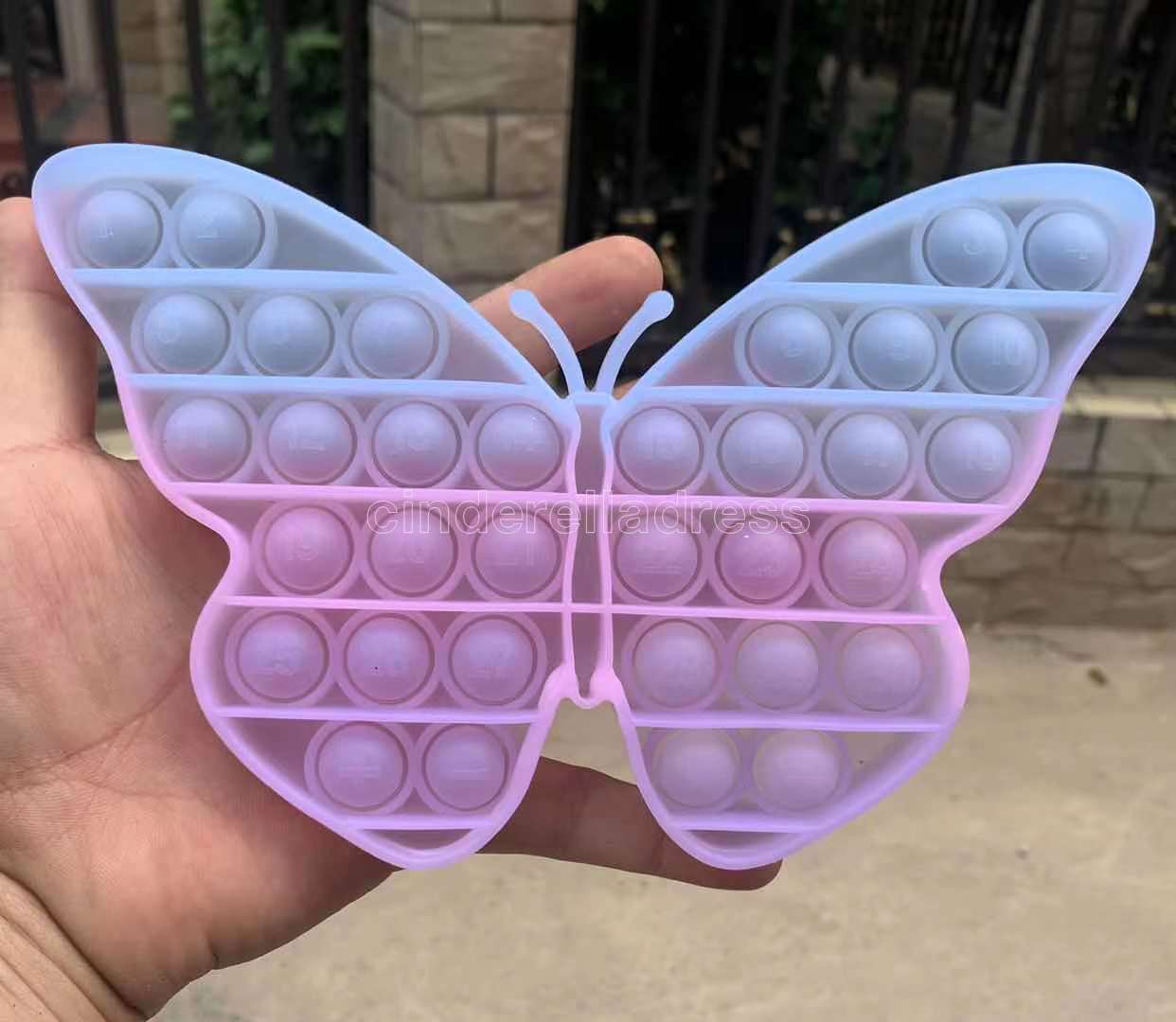 Butterfly Color Change Fidget Toys Adult Kid Push Bubble Fidget Toys Sensory Autism Special Needs Stress Reliever Board Gamesb CJ05
Butterfly Color Change Fidget Toys Adult Kid Push Bubble Fidget Toys Sensory Autism Special Needs Stress Reliever Board Gamesb CJ05