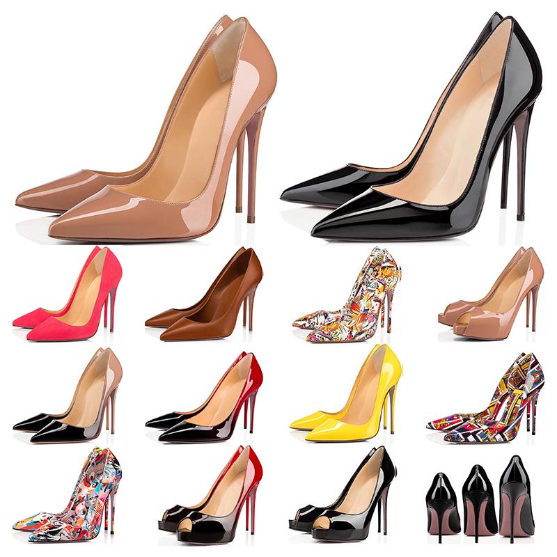 High Heel So Kate designers dress shoes Styles Red Bottoms womens Stiletto Heels 8 10 12CM Genuine Leather Point Toe Pumps loafers Rubber size 35-42, Color#1
High Heel So Kate designers dress shoes Styles Red Bottoms womens Stiletto Heels 8 10 12CM Genuine Leather Point Toe Pumps loafers Rubber size 35-42, Color#1