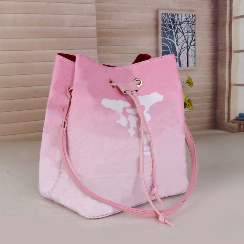 Luxurys Designers NEONOE Crossbody Bag Bucket Handbags Purses Drawstring Women Tote Brand Letter Genuine Leather Bags