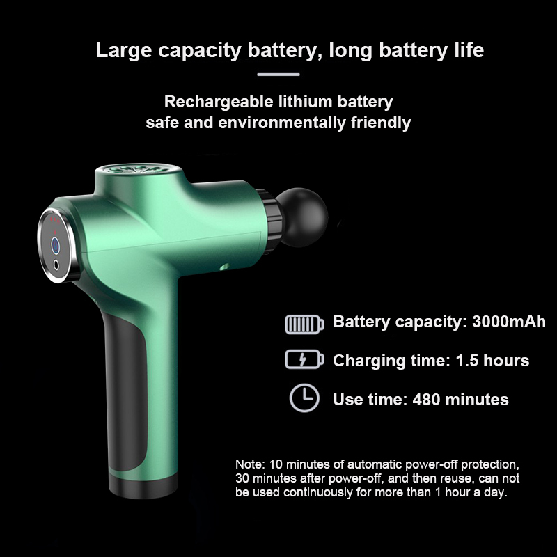 Muscle Massager Gun Usb Charging Gun Massage black Massage Gun Massager Muscle Relax MG51001 210309