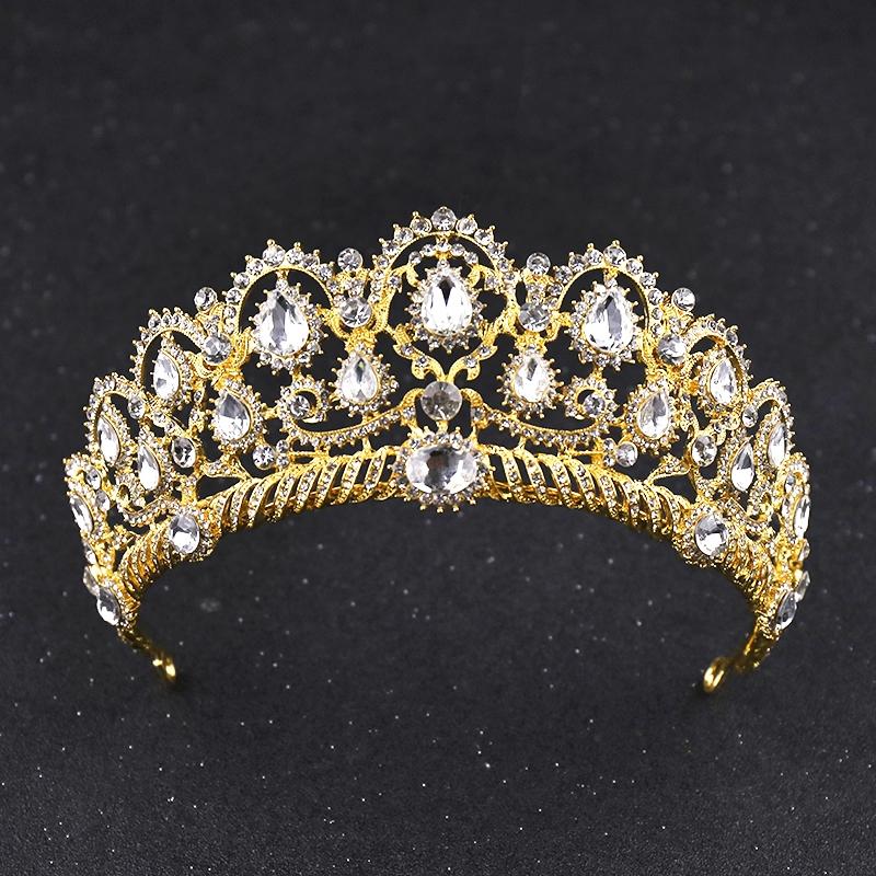 Hair Clips & Barrettes Vintage Wedding Crown Bridal Accessories Rhinestone Crystal Gold Princess Bride, Golden;silver
Hair Clips & Barrettes Vintage Wedding Crown Bridal Accessories Rhinestone Crystal Gold Princess Bride, Golden;silver