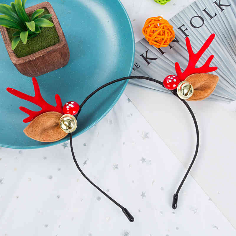Hair Accessories Christmas Hoop Jewelry Headdress Mori Female Department Antler pin Lovely Children Adult
