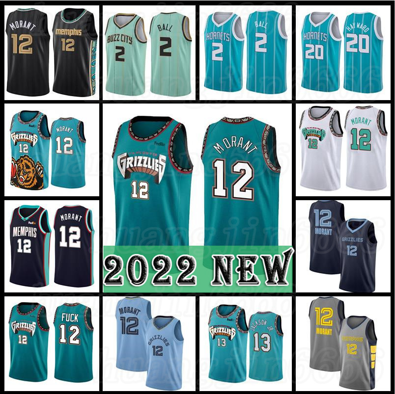 12 Ja Morant Basketball LaMelo 2 Ball Gordon 20 Hayward Jaren 13 Jackson Jr. Memphis''Grizzlies''Jerseys 21-22 New Season 75th Anniversary, Men jesery
12 Ja Morant Basketball LaMelo 2 Ball Gordon 20 Hayward Jaren 13 Jackson Jr. Memphis''Grizzlies''Jerseys 21-22 New Season 75th Anniversary, Men jesery