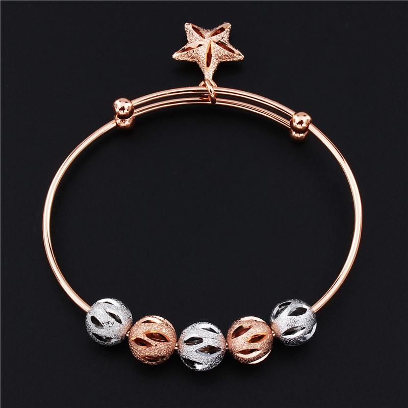 Charm Bracelets Expandable Wire Bracelet Trendy Rose Gold Girl's Women Bangle With Star Pendant, Golden;silver
Charm Bracelets Expandable Wire Bracelet Trendy Rose Gold Girl's Women Bangle With Star Pendant, Golden;silver