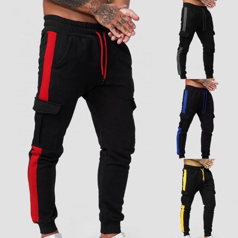 Men's Pants Mens Joggers Casual Men Sweatpants Contrast Colors Sports Breathable Elastic Waist Cargo For Daily Wear, Black
Men's Pants Mens Joggers Casual Men Sweatpants Contrast Colors Sports Breathable Elastic Waist Cargo For Daily Wear, Black