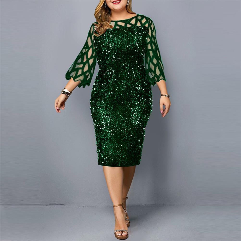 party plus size summer womens dresses elegant sequin green bodycon evening wedding outfits 4xl 5xl, Black;gray
party plus size summer womens dresses elegant sequin green bodycon evening wedding outfits 4xl 5xl, Black;gray