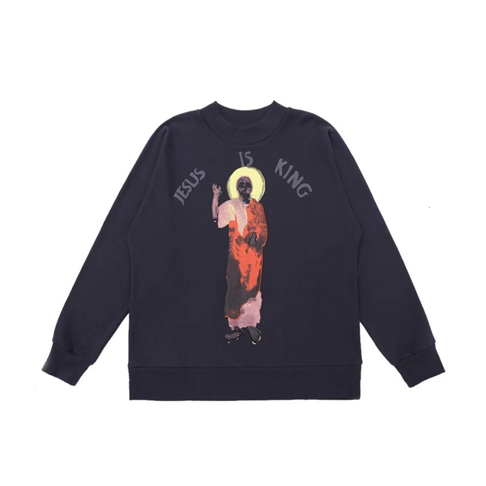 2021 New Foaming Printing Jesus Is King Sweatshirts Men Women 1:1 High-quality Loose Kanye West Crewneck Hoodie T9gn
2021 New Foaming Printing Jesus Is King Sweatshirts Men Women 1:1 High-quality Loose Kanye West Crewneck Hoodie T9gn