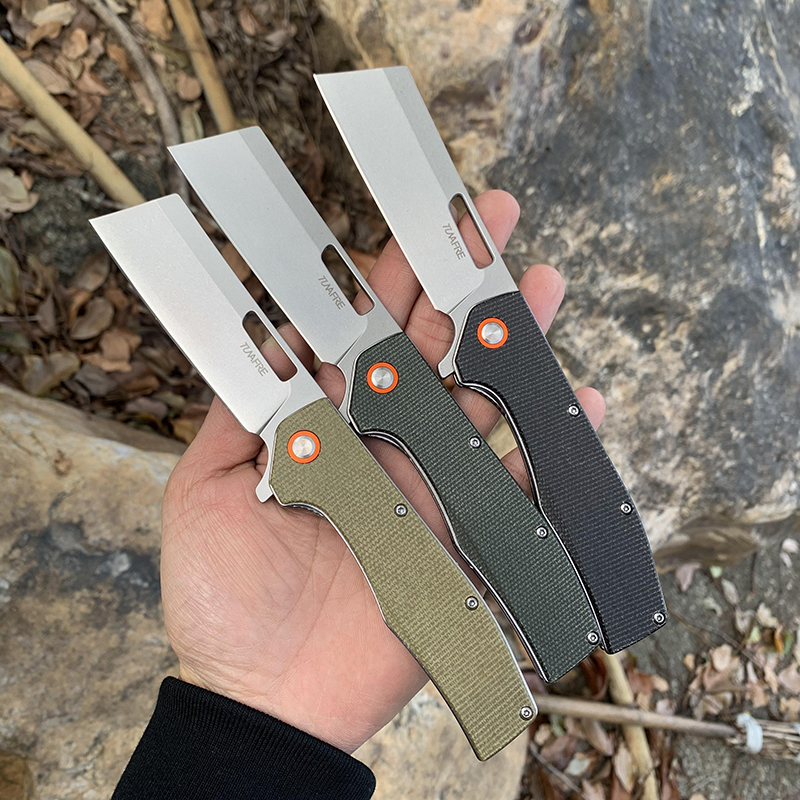 TUNAFIRE folding knife D2 high speed steel blade High-end linen handle outdoor camping fishing Self-defense Tactical tool
TUNAFIRE folding knife D2 high speed steel blade High-end linen handle outdoor camping fishing Self-defense Tactical tool