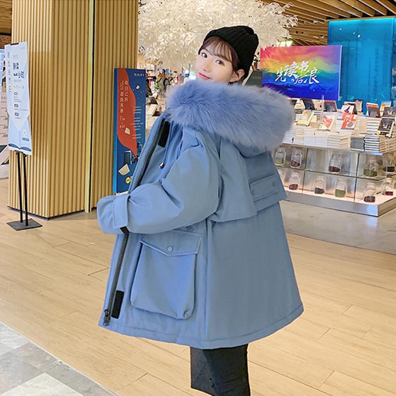 Women's Down & Parkas Winter Jacket 2021 Korean Loose Cotton Clothing Female Oversize Coat Large Size Quilted Women Warm