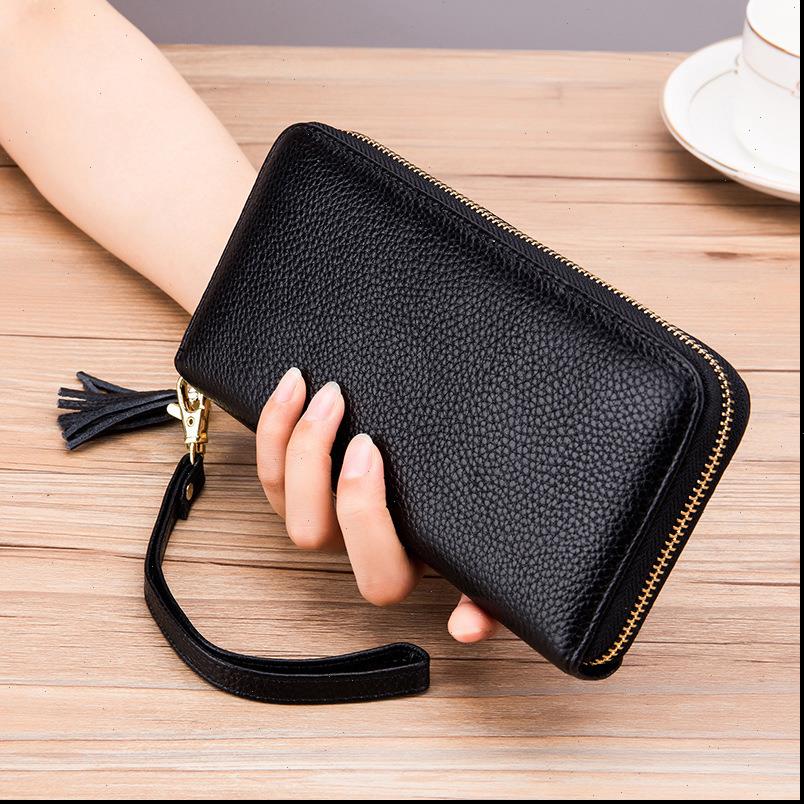 rfid wallet women classic genuine leather long zipper purse business card holder clutch wallets ladies stylish tassels wrist bag, Red;black
rfid wallet women classic genuine leather long zipper purse business card holder clutch wallets ladies stylish tassels wrist bag, Red;black