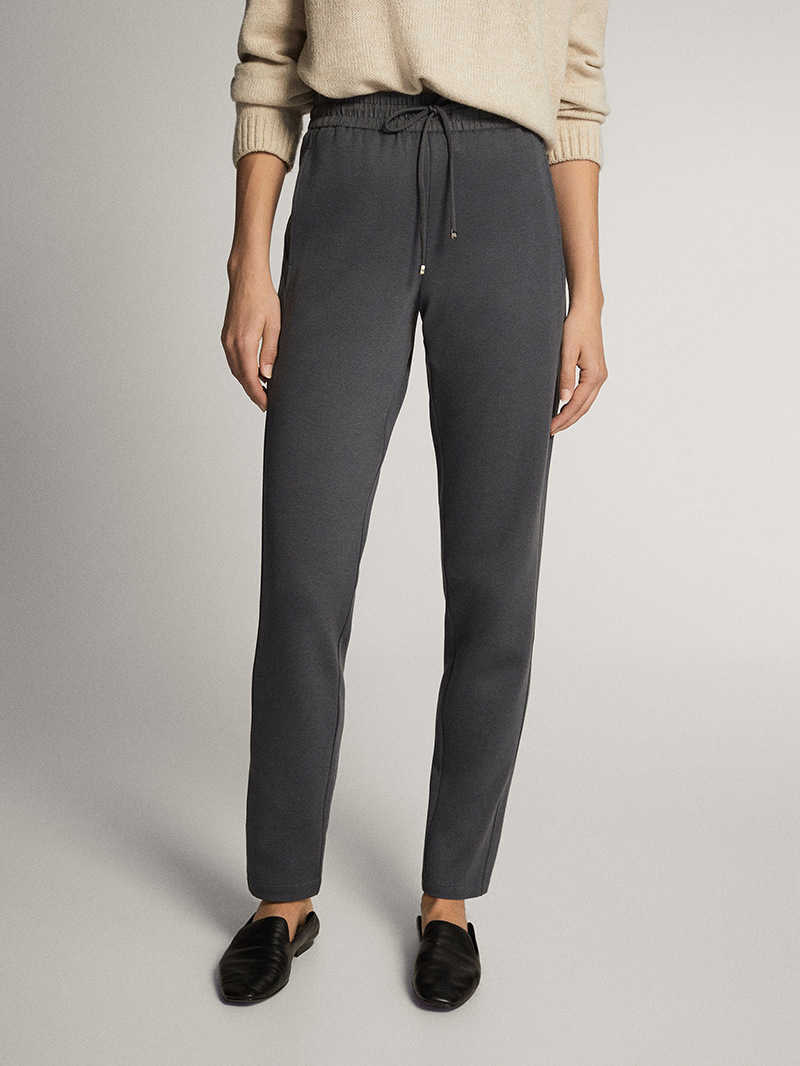 Spring Autumn Elastic Waist Sweat Pants Women' Solid Color Casual Pockets Female 210607, Black
Spring Autumn Elastic Waist Sweat Pants Women' Solid Color Casual Pockets Female 210607, Black